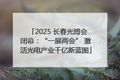 2025 长春光博会闭幕：“一展两会” 激活光电产业千亿新蓝图