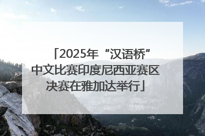 2025年“汉语桥”中文比赛印度尼西亚赛区决赛在雅加达举行