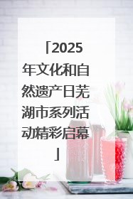 2025年文化和自然遗产日芜湖市系列活动精彩启幕
