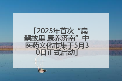 2025年首次“扁鹊故里 康养济南”中医药文化市集于5月30日正式启动