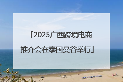 2025广西跨境电商推介会在泰国曼谷举行