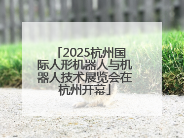 2025杭州国际人形机器人与机器人技术展览会在杭州开幕