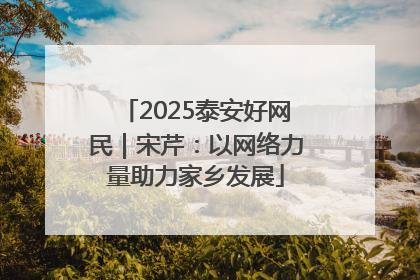 2025泰安好网民｜宋芹：以网络力量助力家乡发展
